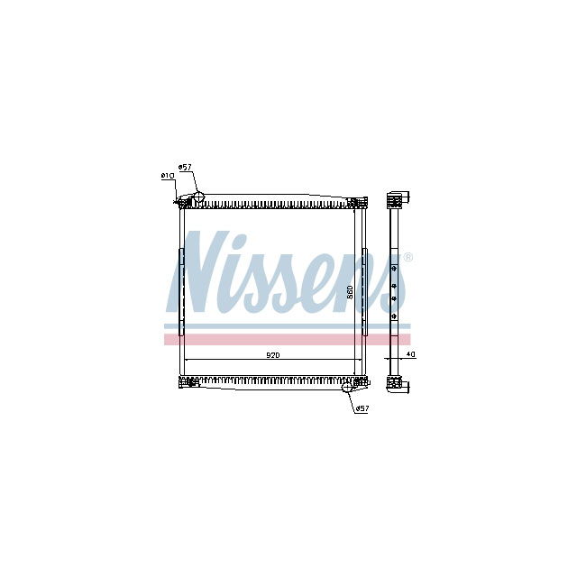 NISSENS RADIATOR TO SUIT SCANIA