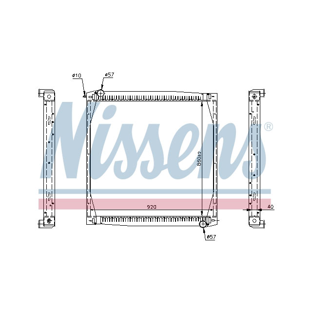 NISSENS RADIATOR TO SUIT SCANIA