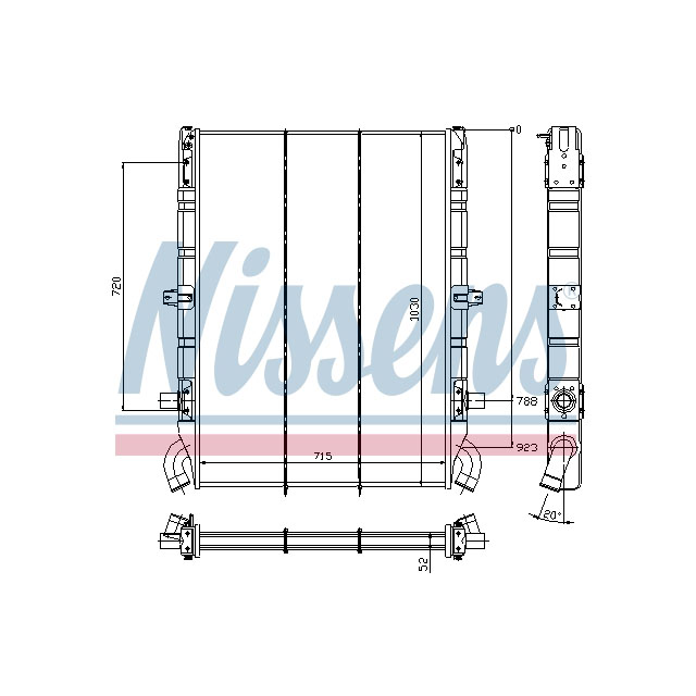 NISSENS RADIATOR TO SUIT SCANIA