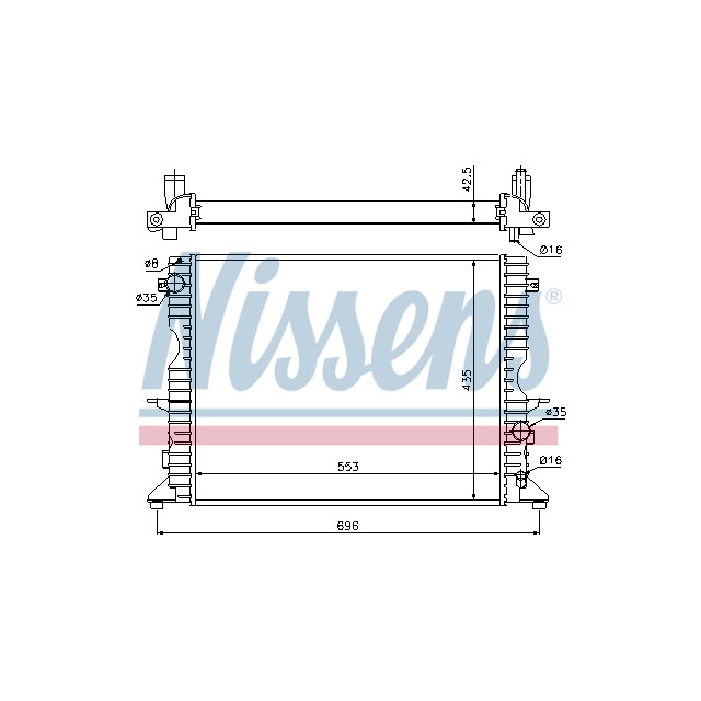 NISSENS RADIATOR TO SUIT LCV