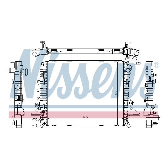 NISSENS RADIATOR TO SUIT LCV