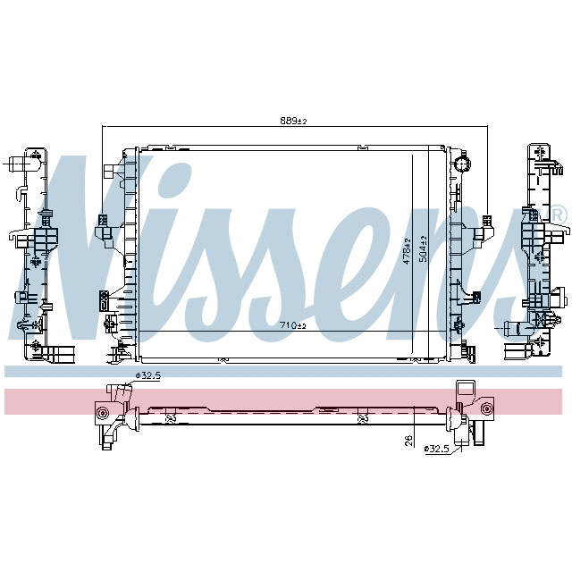 NISSENS RADIATOR TO SUIT LCV