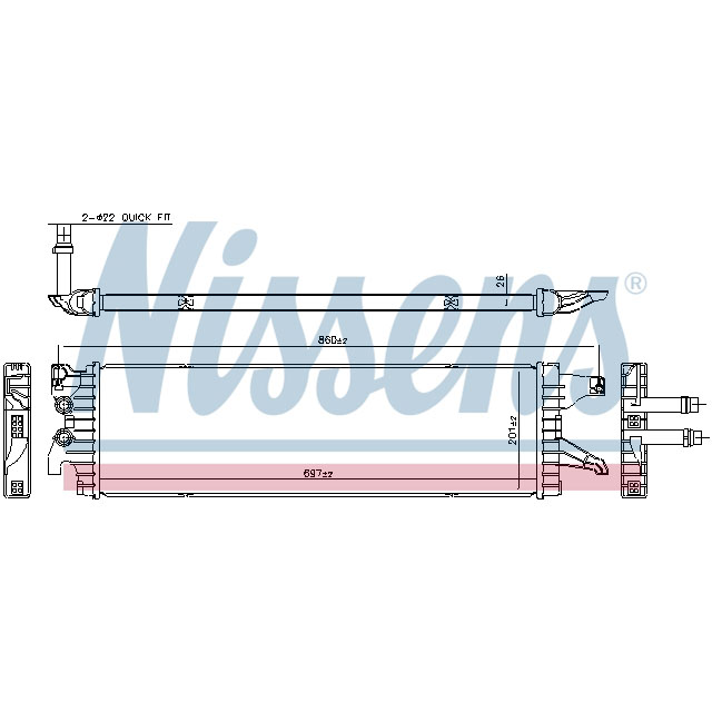 NISSENS RADIATOR TO SUIT LCV