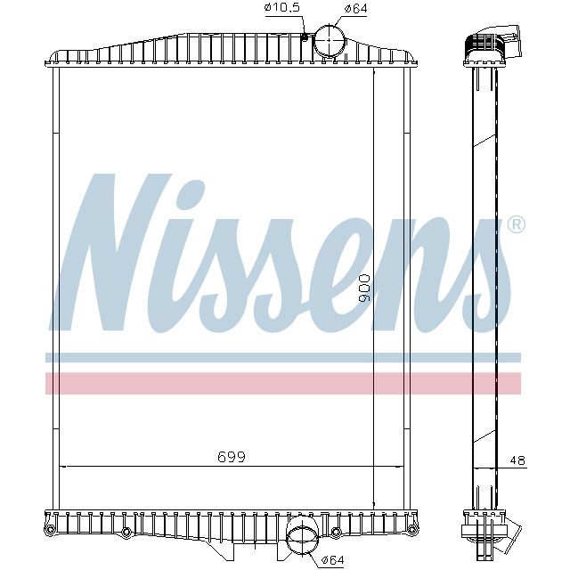 NISSENS RADIATOR TO SUIT VOLVO