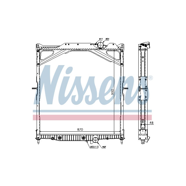 NISSENS RADIATOR TO SUIT VOLVO
