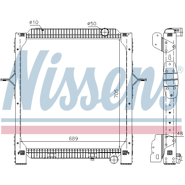 65476 NISSENS RADIATOR TO SUIT RENAULT