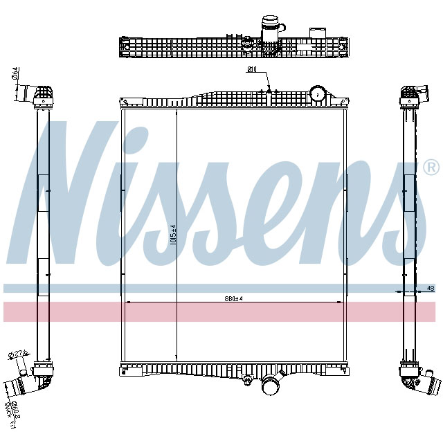 NISSENS RADIATOR TO SUIT VOLVO