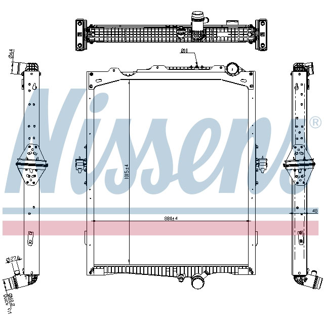 NISSENS RADIATOR TO SUIT VOLVO