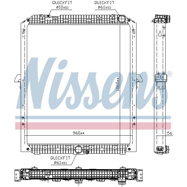 NISSENS RADIATOR TO SUIT MERCEDES