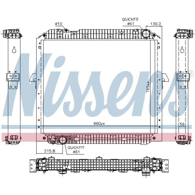 NISSENS RADIATOR TO SUIT MERCEDES