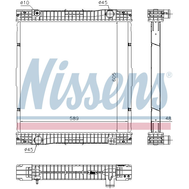 NISSENS RADIATOR TO SUIT MERCEDES