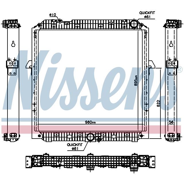 NISSENS RADIATOR TO SUIT MERCEDES