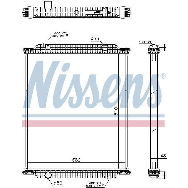 NISSENS RADIATOR TO SUIT MAN