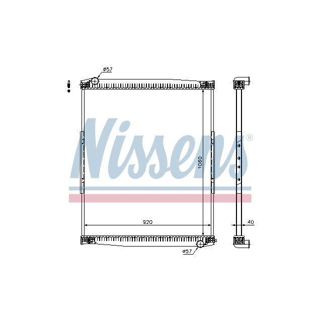 NISSENS RADIATOR TO SUIT MAN