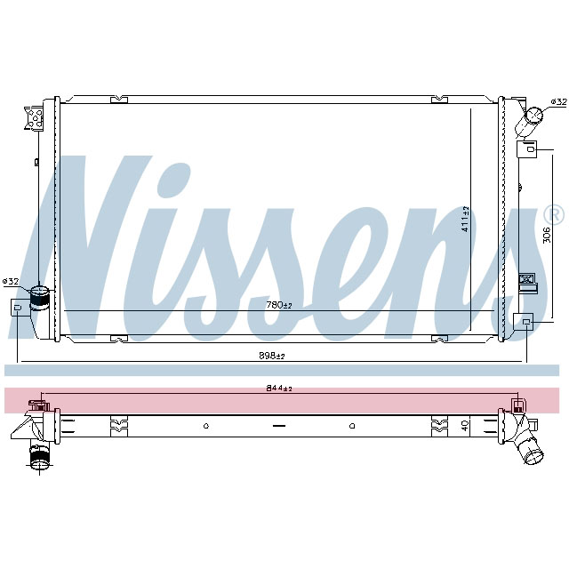 NISSENS RADIATOR TO SUIT LCV