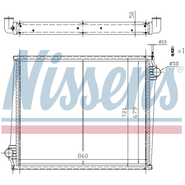 NISSENS RADIATOR TO SUIT SCANIA