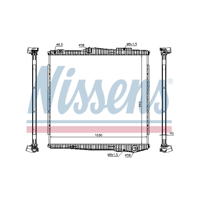 NISSENS RADIATOR TO SUIT SCANIA