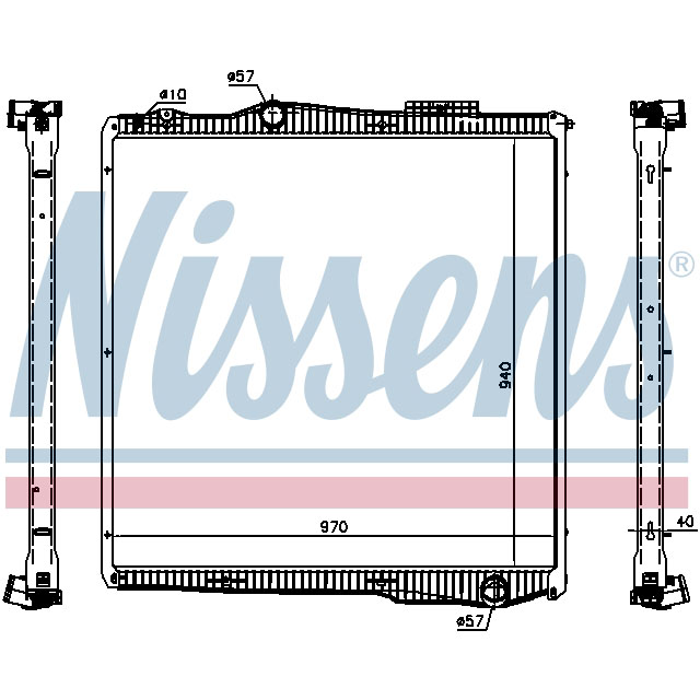 NISSENS RADIATOR TO SUIT SCANIA