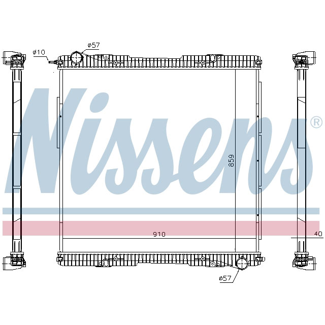 NISSENS RADIATOR TO SUIT SCANIA