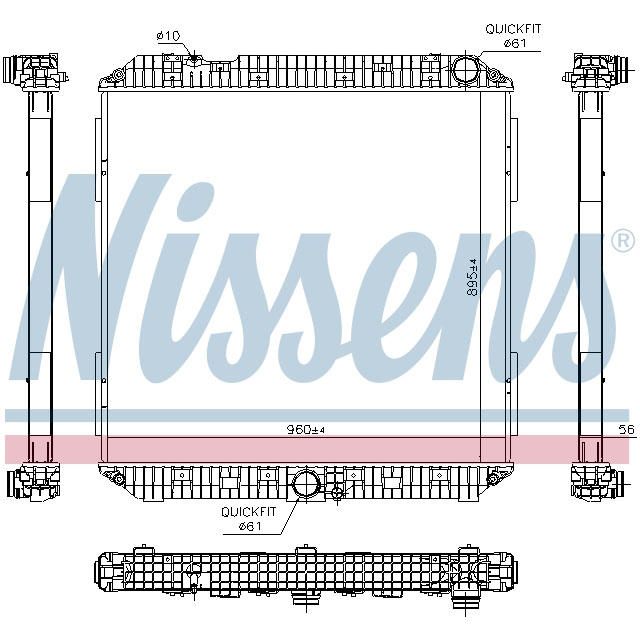 NISSENS RADIATOR TO SUIT MERCEDES