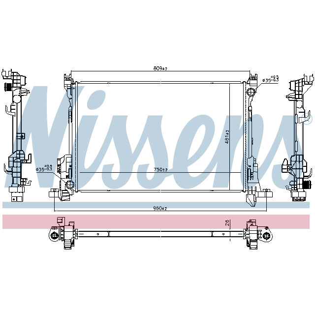 NISSENS RADIATOR TO SUIT RENAULT