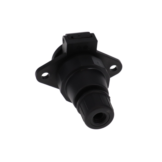 698-24N-00 Normal 7 Way Black Plastic Socket