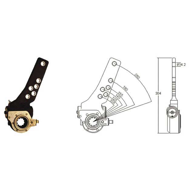 MEI SELFSET AUTOMATIC SLACK ADJUSTER TRAILER SAF