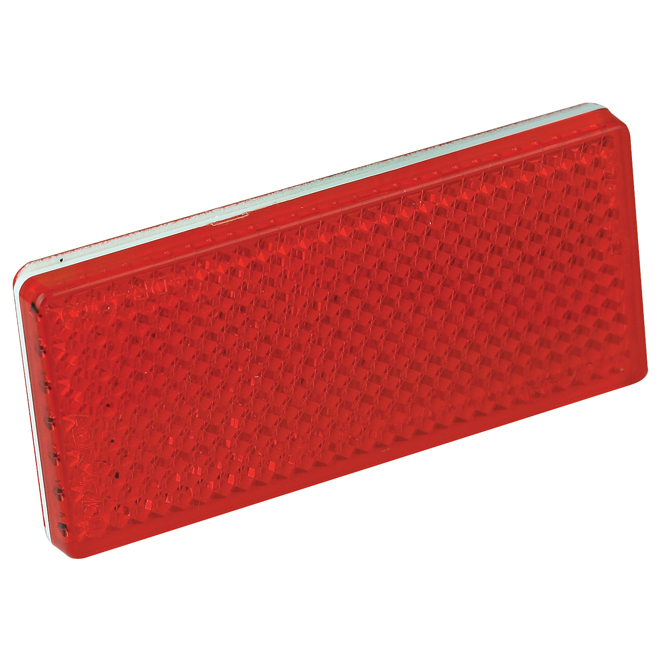 Rectangular Reflector - Red (Twin Pack)
