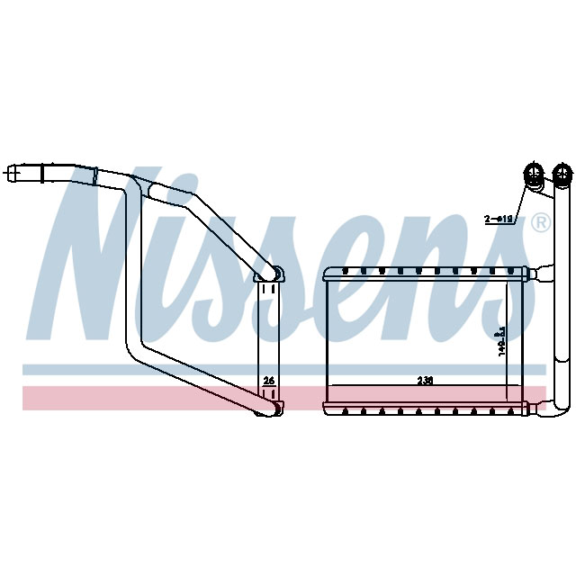 NISSENS HEATER TO SUIT LCV