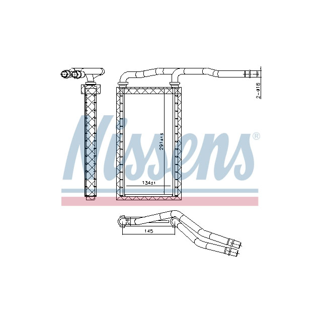 707208 NISSENS HEATER TO SUIT SCANIA
