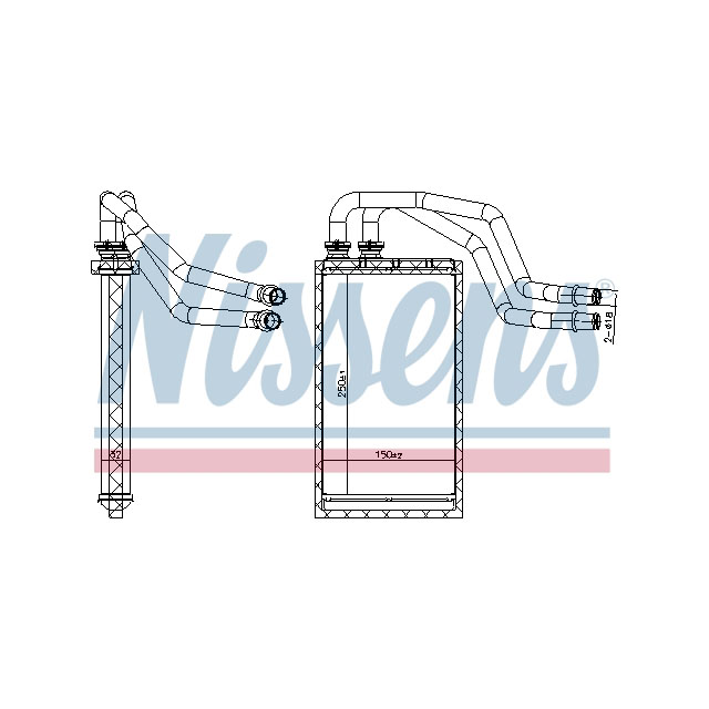 NISSENS HEATER TO SUIT MERCEDES