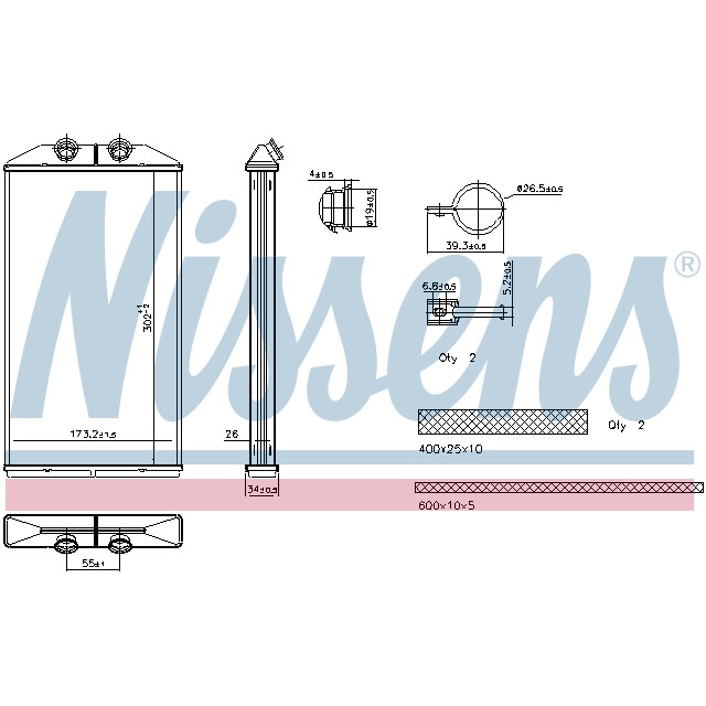 NISSENS HEATER TO SUIT IVECO