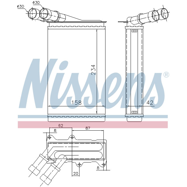 NISSENS HEATER TO SUIT LCV