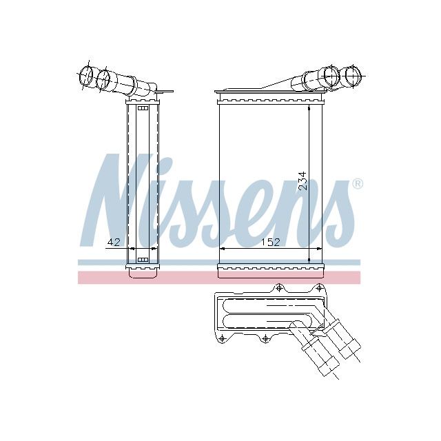 NISSENS HEATER TO SUIT LCV