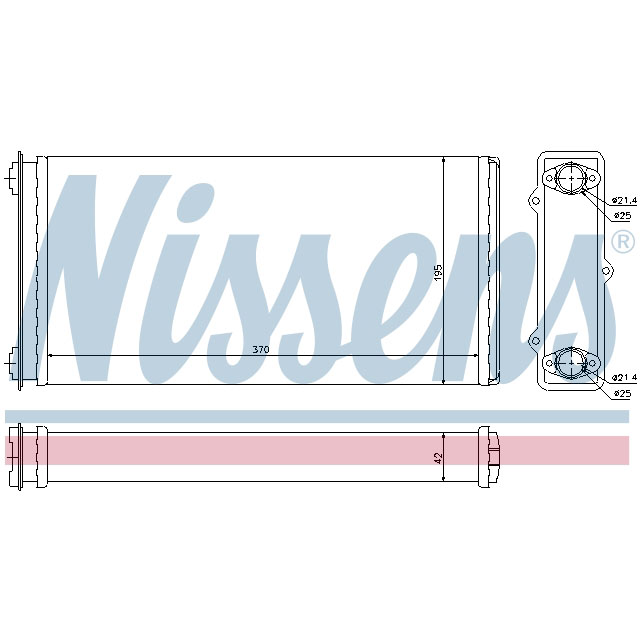 NISSENS HEATER TO SUIT DAF