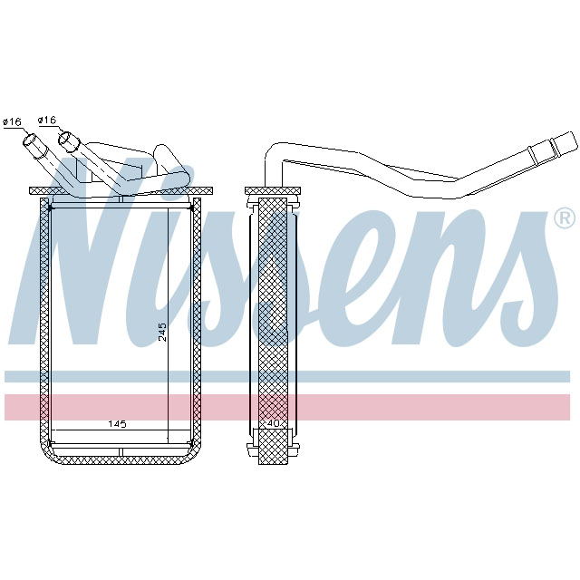 NISSENS HEATER TO SUIT LCV