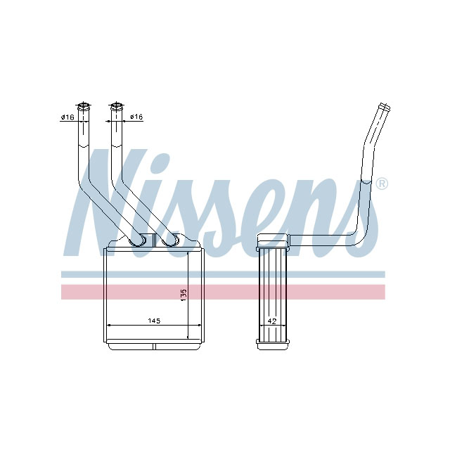 NISSENS HEATER TO SUIT LCV