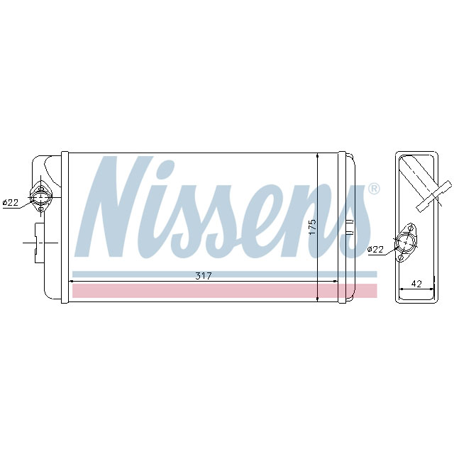 NISSENS HEATER TO SUIT MERCEDES