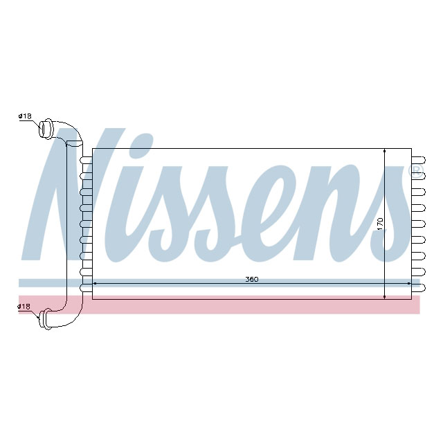 NISSENS HEATER TO SUIT MERCEDES