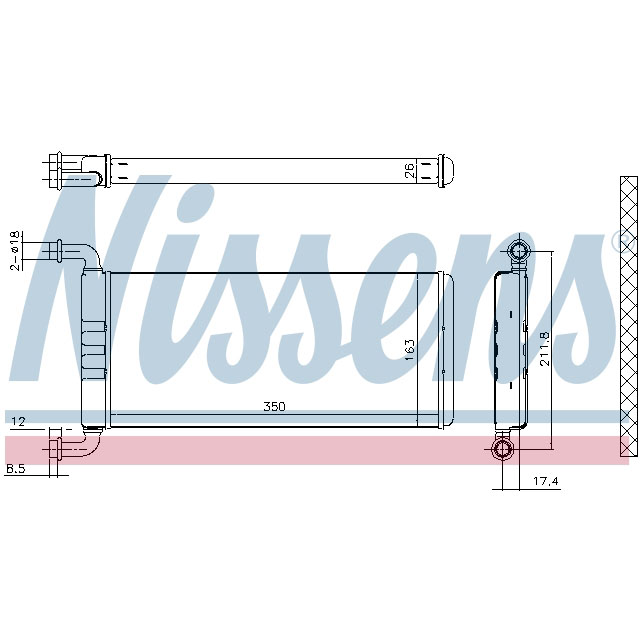 NISSENS HEATER TO SUIT LCV