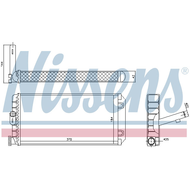 NISSENS HEATER TO SUIT MERCEDES