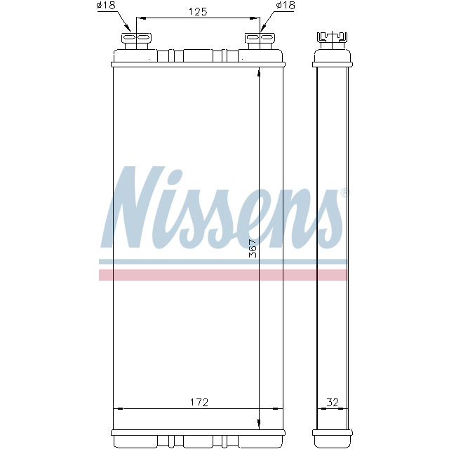 NISSENS HEATER TO SUIT MERCEDES