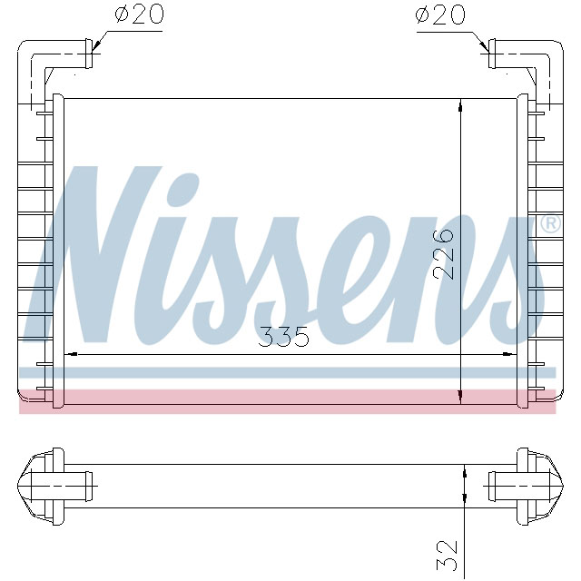 NISSENS HEATER TO SUIT RENAULT