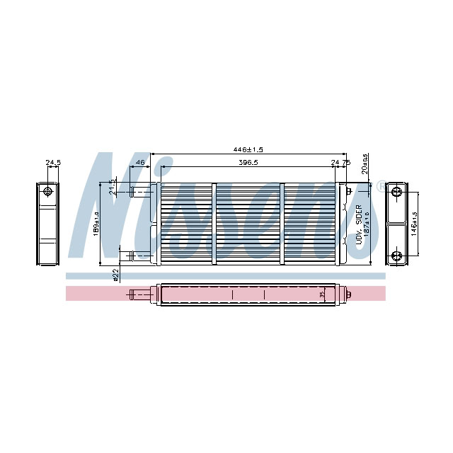 NISSENS HEATER TO SUIT VOLVO