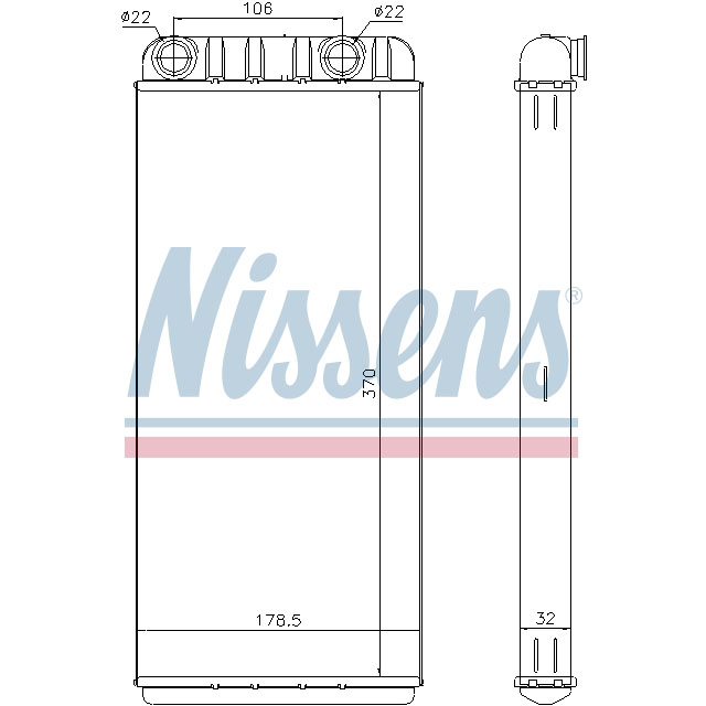 NISSENS HEATER TO SUIT VOLVO