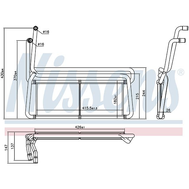 NISSENS HEATER TO SUIT SCANIA