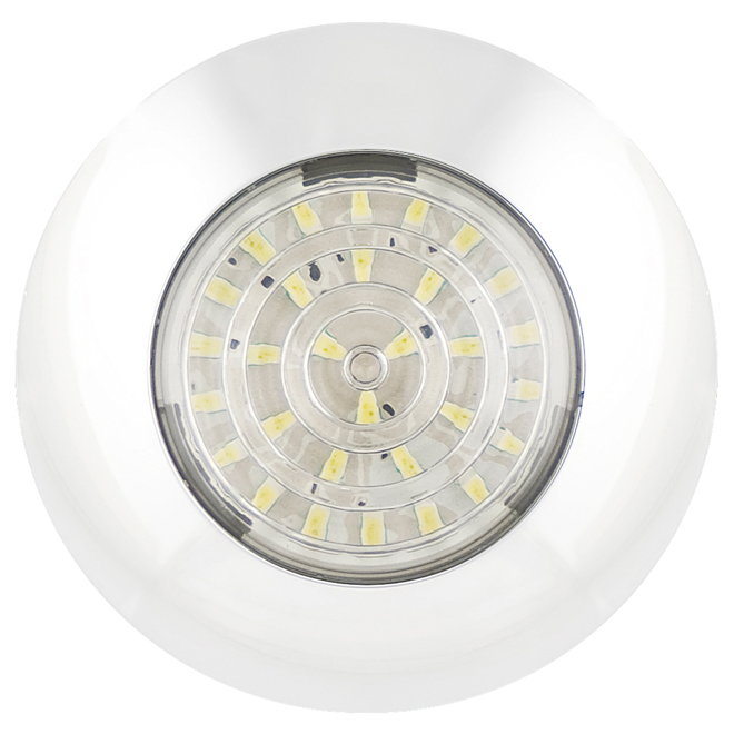 Round Interior Lamp - White