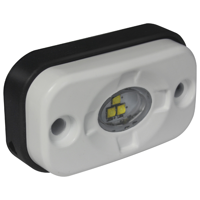 Heavy-Duty Compact Clearance/Scene Lamp - White Housing