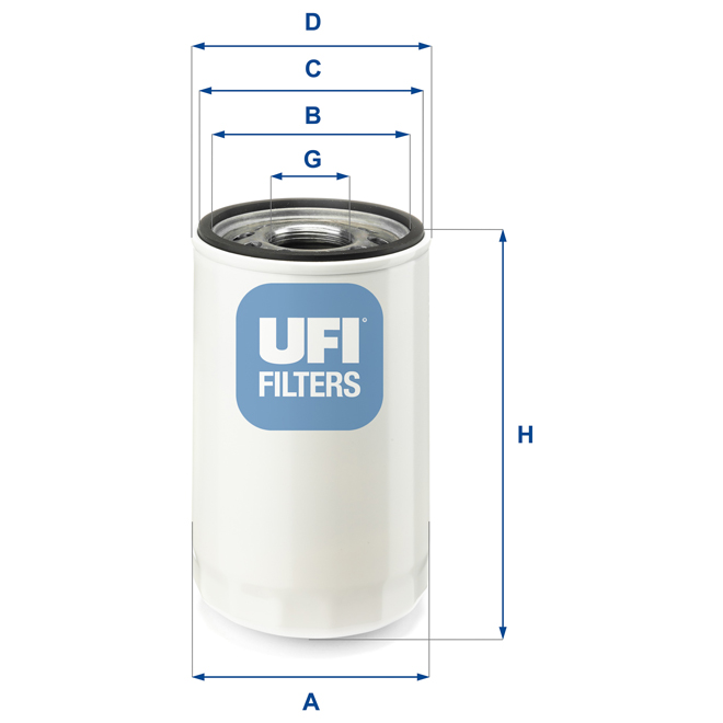 80-041-00 UFI OIL SPIN-ON FILTER