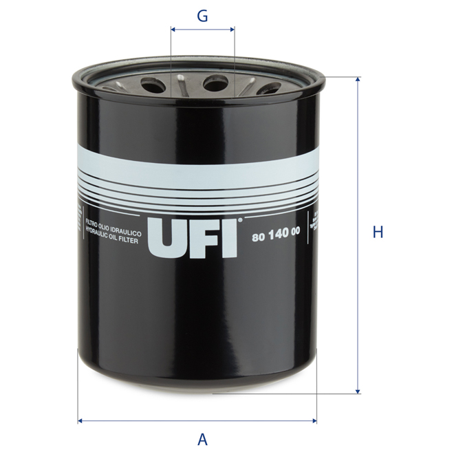 80-140-00 UFI OIL SPIN-ON FILTER